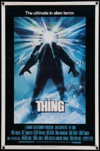 6r471 THING 1sh '82 John Carpenter classic sci-fi horror, Drew Struzan, regular credit design!