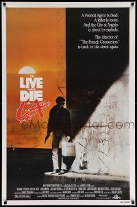 6r484 TO LIVE & DIE IN L.A. 1sh '85 William Friedkin, counterfeit & murder thriller!