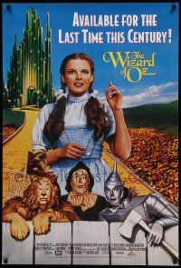 6r722 WIZARD OF OZ 27x40 video poster R96 Victor Fleming, Judy Garland all-time classic!