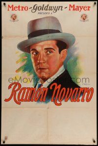 6w100 RAMON NOVARRO Argentinean '20s beautiful stone litho of the silent star of Ben-Hur!