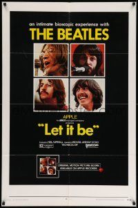 6w085 LET IT BE 1sh '70 The Beatles, John Lennon, Paul McCartney, Ringo Starr, George Harrison!