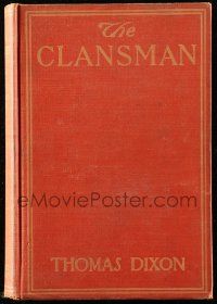 6x106 BIRTH OF A NATION hardcover book '15 Thomas Dixon's The Clansman w/D.W. Griffith movie scenes