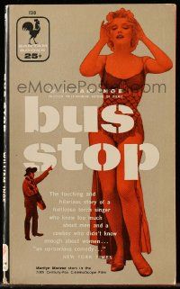6x066 BUS STOP paperback book '56 the William Inge story made into a sexy Marilyn Monroe movie!