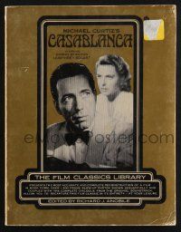 6x305 MICHAEL CURTIZ'S CASABLANCA softcover book '74 recreating the movie in images & words!