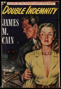 6x069 DOUBLE INDEMNITY Avon paperback book '47 the classic noir story written by James M. Cain!