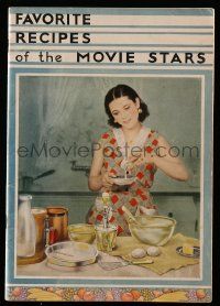 6x255 FAVORITE RECIPES OF THE MOVIE STARS softcover book '31 lots of great movie images & more!
