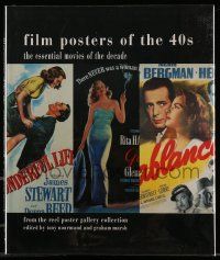 6x124 FILM POSTERS OF THE 40s hardcover book '02 The Essential Movies of the Decade, color images!
