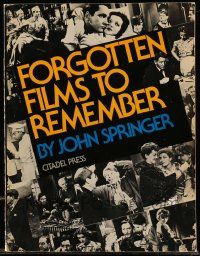 6x262 FORGOTTEN FILMS TO REMEMBER softcover book '80 brief history 50 years of movies!