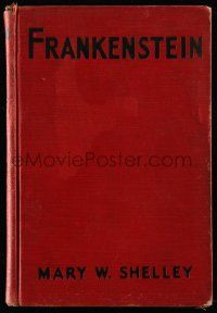 6x131 FRANKENSTEIN hardcover book '31 Mary Shelley novel with scenes from the Boris Karloff movie!