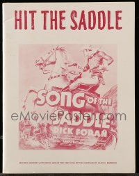 6x277 HIT THE SADDLE softcover book '69 filled with tons of cowboy western movie ad images!