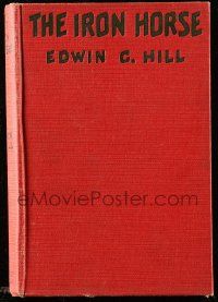 6x145 IRON HORSE hardcover book '24 Edwin C. Hill's novel with scenes from the John Ford movie!