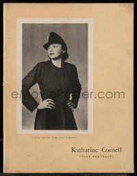 6x292 KATHARINE CORNELL STAGE PORTRAITS softcover book '30s many photographs of the Broadway star!