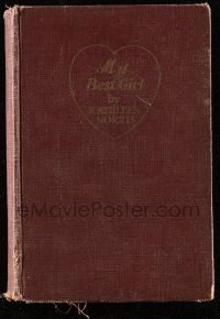 6x165 MY BEST GIRL hardcover book '27 Kathleen Norris' novel w/scenes from the Mary Pickford movie!