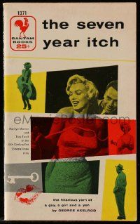 6x083 SEVEN YEAR ITCH paperback book '55 a romantic comedy by George Axelrod, Marilyn Monroe!
