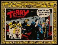6x341 TERRY & THE PIRATES set of 2 softcover books '75 great comic art by Milton Caniff!