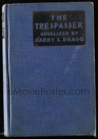 6x189 TRESPASSER hardcover book '29 Harry Drago's novel with scenes from the Gloria Swanson movie!