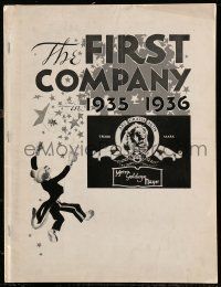 6x009 MGM 1935-36 campaign book '35 great Hirschfeld art for Laurel & Hardy + Marx Bros, much more!