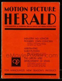 6x058 MOTION PICTURE HERALD exhibitor magazine May 28, 1932 includes full-color Fox 32-33 yearbook!