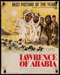 6x679 LAWRENCE OF ARABIA post-awards pressbook '63 David Lean Oscar winner starring Peter O'Toole!