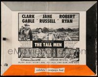 6x904 TALL MEN pressbook '55 great images of Clark Gable, sexy Jane Russell & Robert Ryan!
