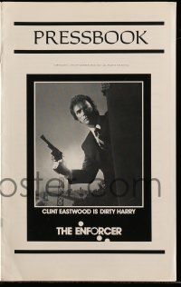 6x533 ENFORCER pressbook '76 classic images of Clint Eastwood as Dirty Harry with his gun!
