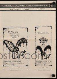 6x543 FEARLESS VAMPIRE KILLERS pressbook '67 Roman Polanski, vampires are no laughing matter!