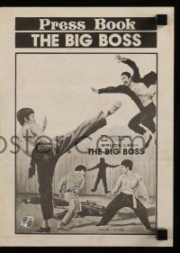 6x550 FISTS OF FURY Singapore pressbook '73 Bruce Lee, Tang shan da xiong, kung fu, The Big Boss!