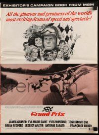 6x595 GRAND PRIX pressbook '67 Formula One race car driver James Garner, John Frankenheimer