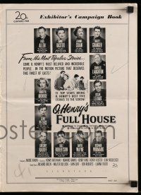 6x763 O HENRY'S FULL HOUSE pressbook '52 Fred Allen, Anne Baxter, Jeanne Crain & Marilyn Monroe!