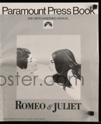 6x820 ROMEO & JULIET pressbook '69 Franco Zeffirelli's version of William Shakespeare's play!