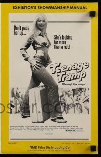 6x917 TEENAGE TRAMP pressbook '73 don't pass her up, she's looking for more than a ride!