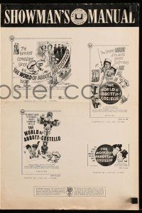 6x995 WORLD OF ABBOTT & COSTELLO pressbook '65 Bud & Lou's greatest laughmakers!
