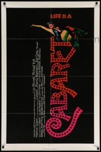 6y122 CABARET 1sh '72 Liza Minnelli in Nazi Germany, directed by Bob Fosse, Joseph Caroff art!