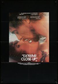 6y229 EXTREME CLOSE-UP 25x36 1sh '79 John Holmes pictured with Gloria Leonard in bed!