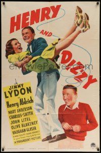 6y318 HENRY & DIZZY style A 1sh '42 Jimmy Lydon as Henry Aldrich, Mary Anderson, Charles Smith