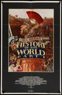 6y332 HISTORY OF THE WORLD PART I NSS style 1sh '81 Roman soldier Mel Brooks by John Alvin!