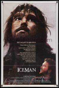 6y363 ICEMAN 1sh '84 Fred Schepisi, John Lone is an unfrozen 40,000 year-old neanderthal caveman!