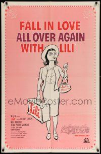 6y441 LILI 1sh R64 you'll fall in love with sexy young Leslie Caron, full-length art!