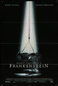 6y478 MARY SHELLEY'S FRANKENSTEIN DS 1sh '94 Branagh directed, De Niro as the monster!