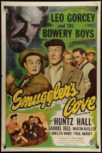 6y754 SMUGGLERS' COVE 1sh '48 Leo Gorcey, Huntz Hall, the Bowery Boys!