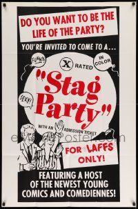 6y771 STAG PARTY 1sh '70s become the life of the party, for laffs only!