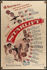 6y784 STARLIFT 1sh '51 Gary Cooper, James Cagney, Doris Day, Virginia Mayo & all-star cast!