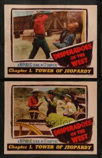 6z920 DESPERADOES OF THE WEST 2 chapter 1 LCs '50 cool action-packed cowboy western serial images!
