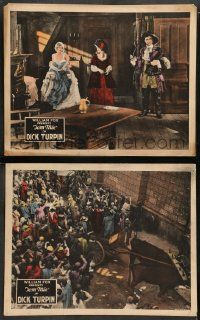 6z922 DICK TURPIN 2 LCs '25 Tom Mix & Kathleen Myers in period English costumes!