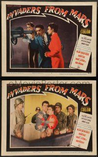 6z940 INVADERS FROM MARS 2 LCs '53 William Cameron Menzies' sci-fi alien classic!
