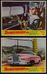 6z989 THUNDERBIRDS ARE GO 2 LCs '67 marionette puppets, cool sci-fi images!