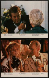 6z095 CANNONBALL RUN 8 color 11x14 stills '81 Burt Reynolds, Farrah Fawcett, Roger Moore!