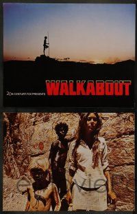 6z025 WALKABOUT 9 color from 10.5x14 to 11x14 stills '71 Jenny Agutter & Luc Roeg in the Outback!