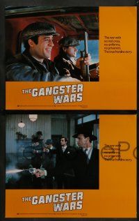 6z235 GANGSTER WARS 8 English LCs '81 Michael Nouri as Lucky Luciano, Joe Penny as Bugsy Siegel!