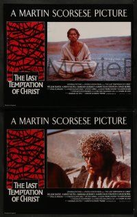 6z307 LAST TEMPTATION OF CHRIST 8 English LCs '88 Martin Scorsese, Willem Dafoe as Jesus!